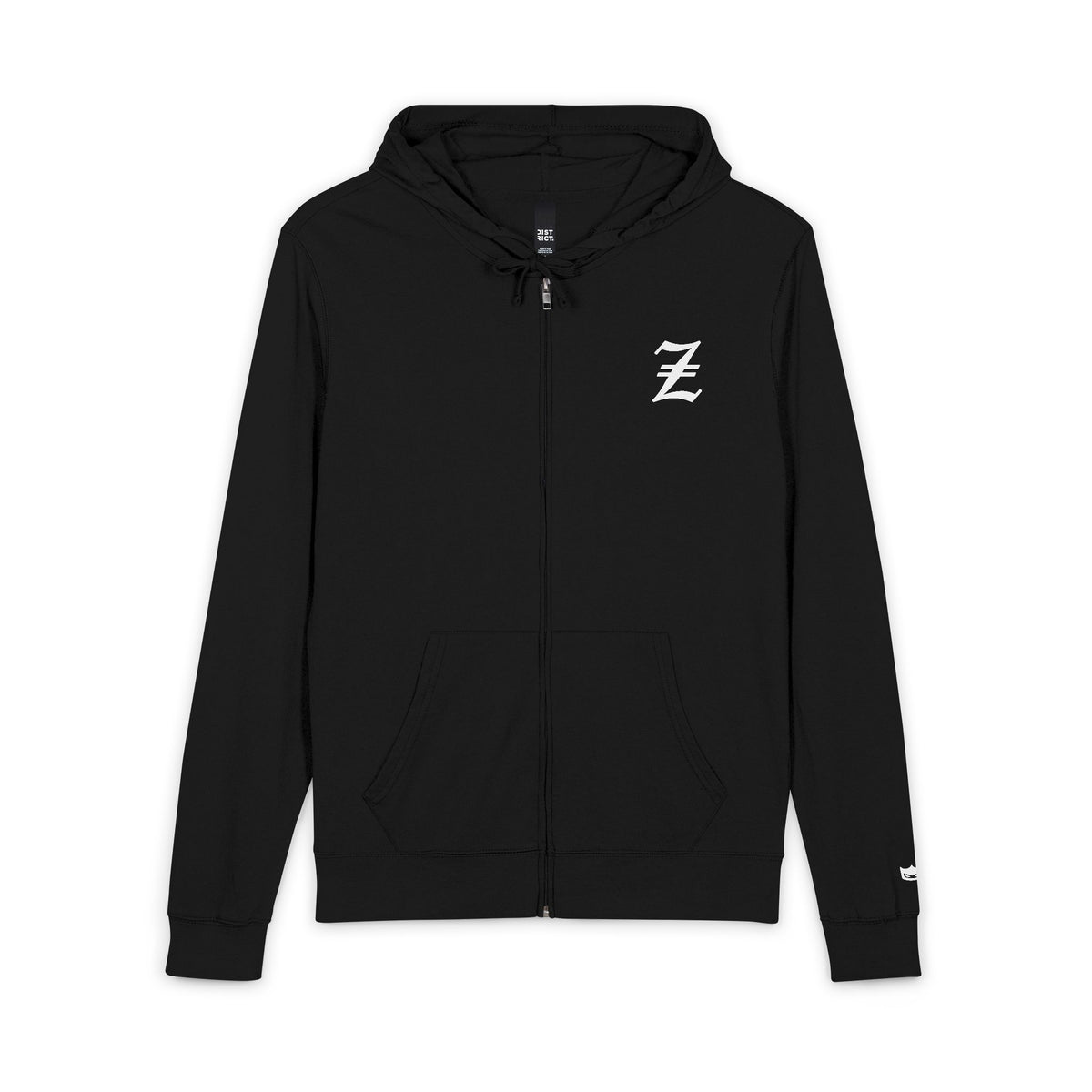 Z District® Unisex Jersey Full-Zip Hoodie