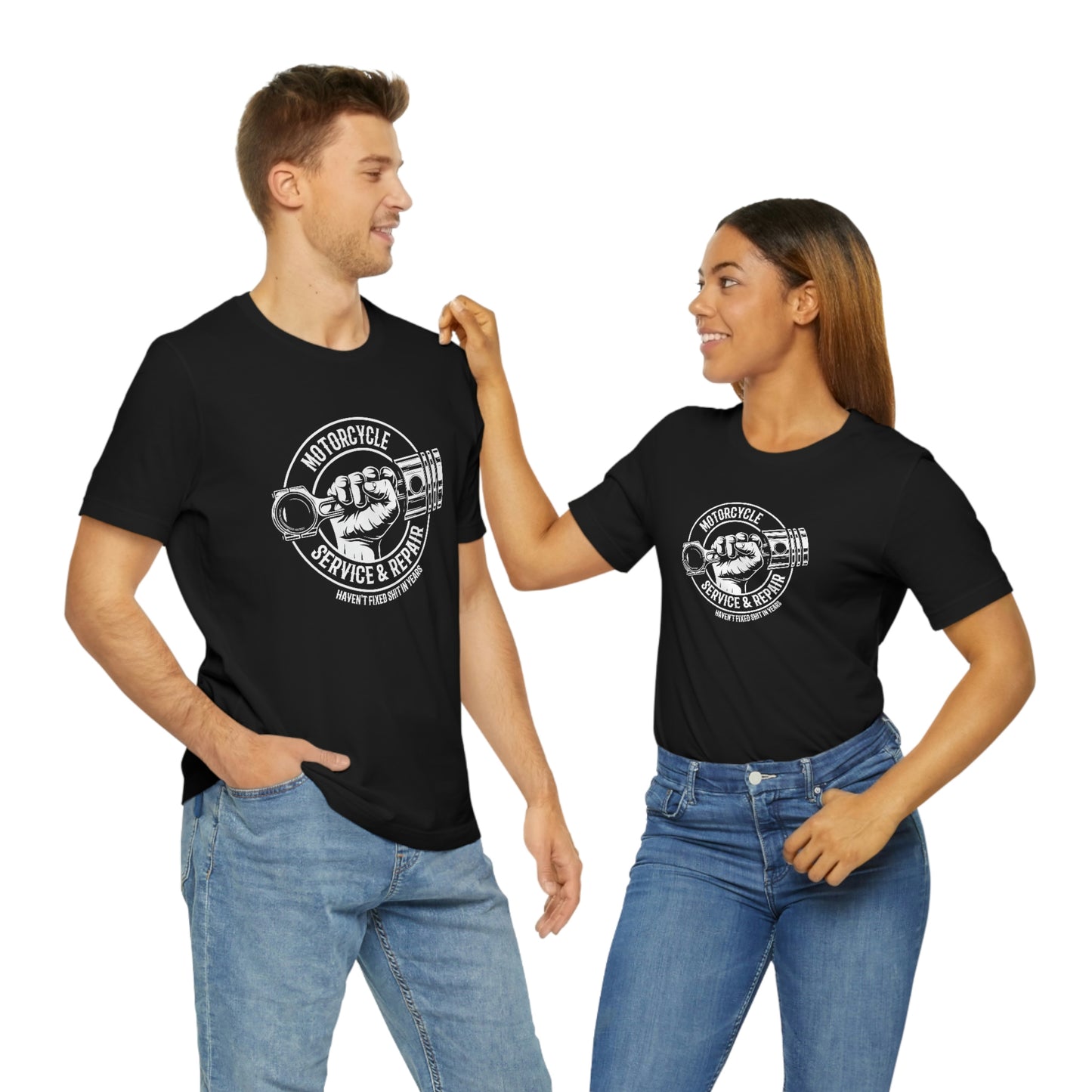 Motorcycle Repair Unisex Jersey Short Sleeve Tee